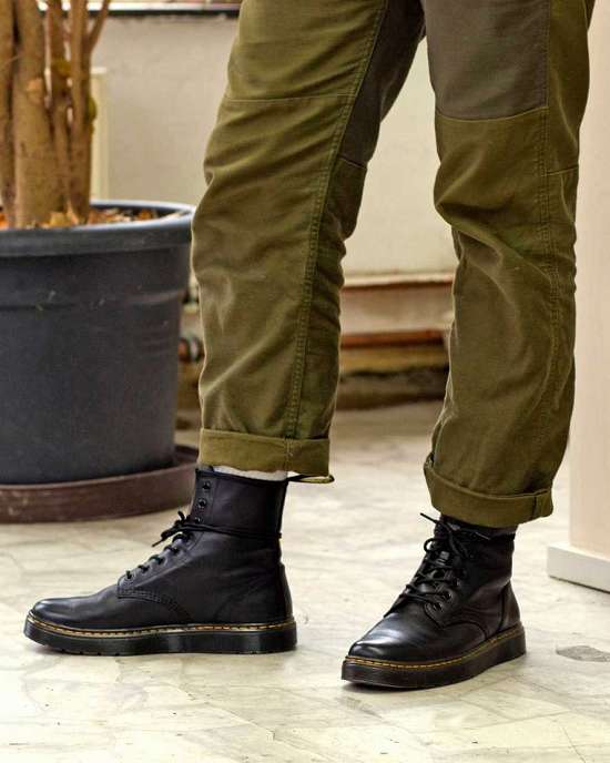 Botas Negras Dr. Martens Thurston Mujer Negros MX-65129